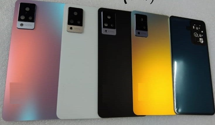 Mozomart Back Panel with Camera Lens for Vivo V21 5G Orange Mozomart Mozomart Back Panel with Camera Lens for Vivo V21 5G Orange Mozomart